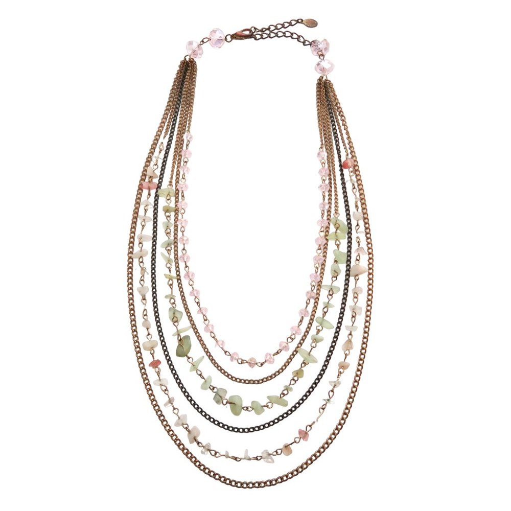 ALI KHAN multi strand Necklace